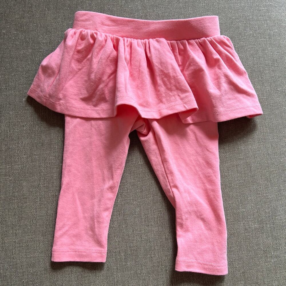 Tucker + Tate Pink Ruffle Leggings- size 6 months